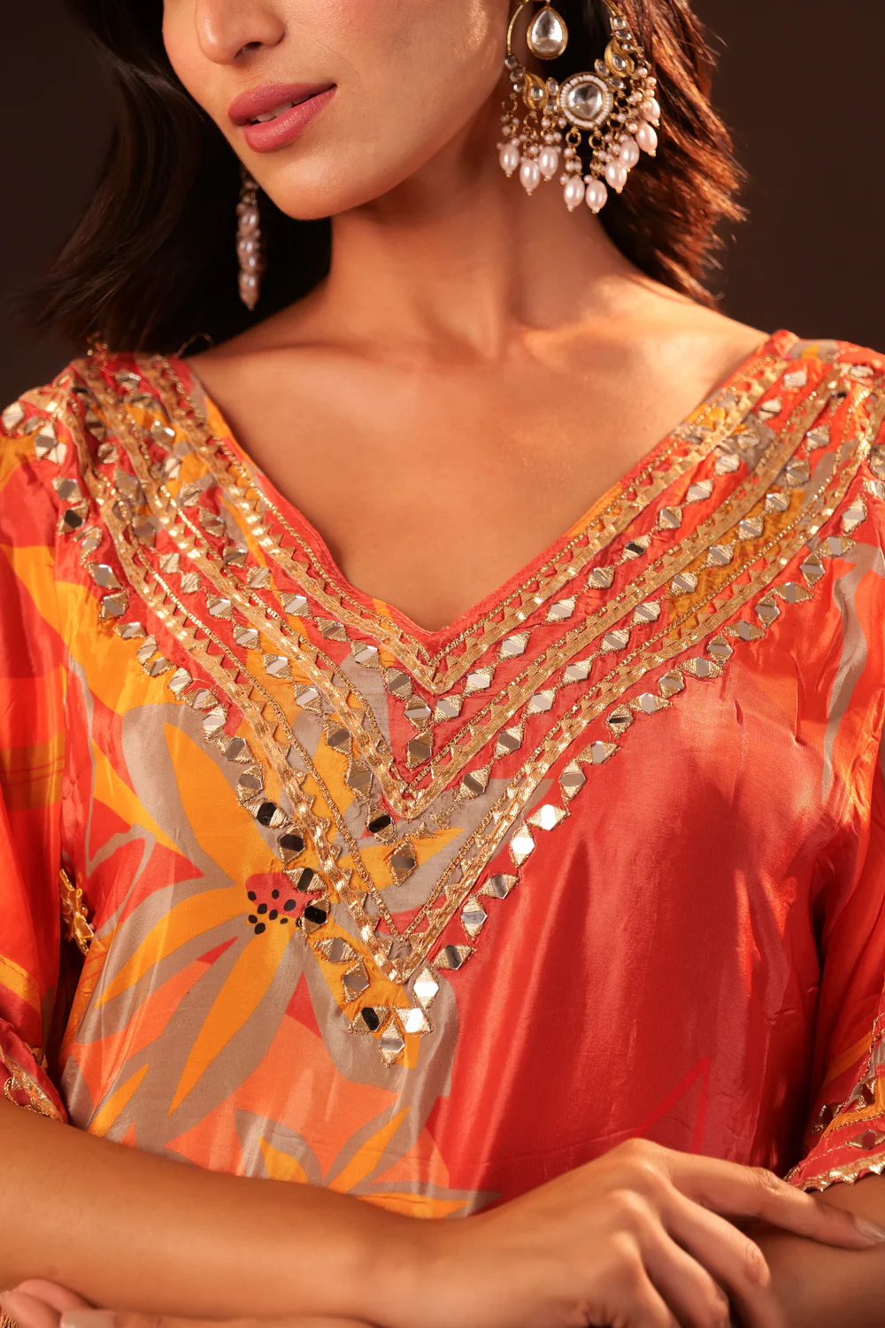 Kaftan Set - Rust